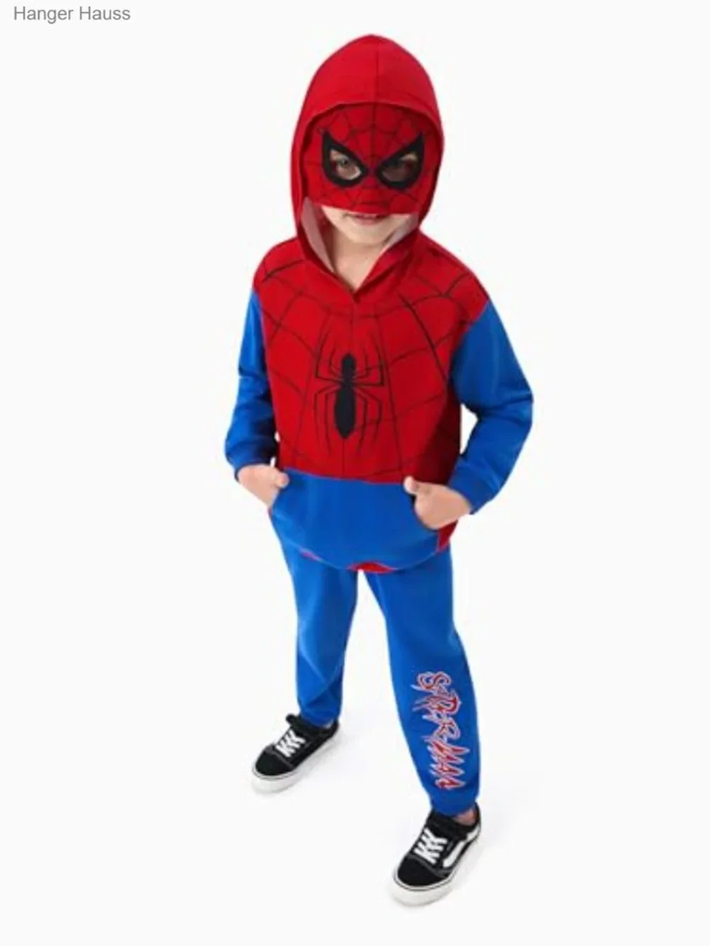 Marvel Spider-Man 2-Piece Kids Hoodie & Pants Set Cotton Polyester